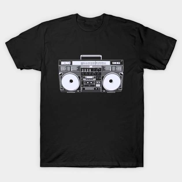 old boombox T-Shirt by kangkoeng